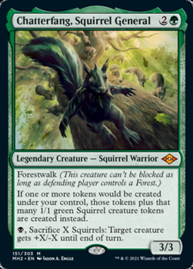 Chatterfang, Squirrel General [Modern Horizons 2] MTG Single Magic: The Gathering    | Red Claw Gaming