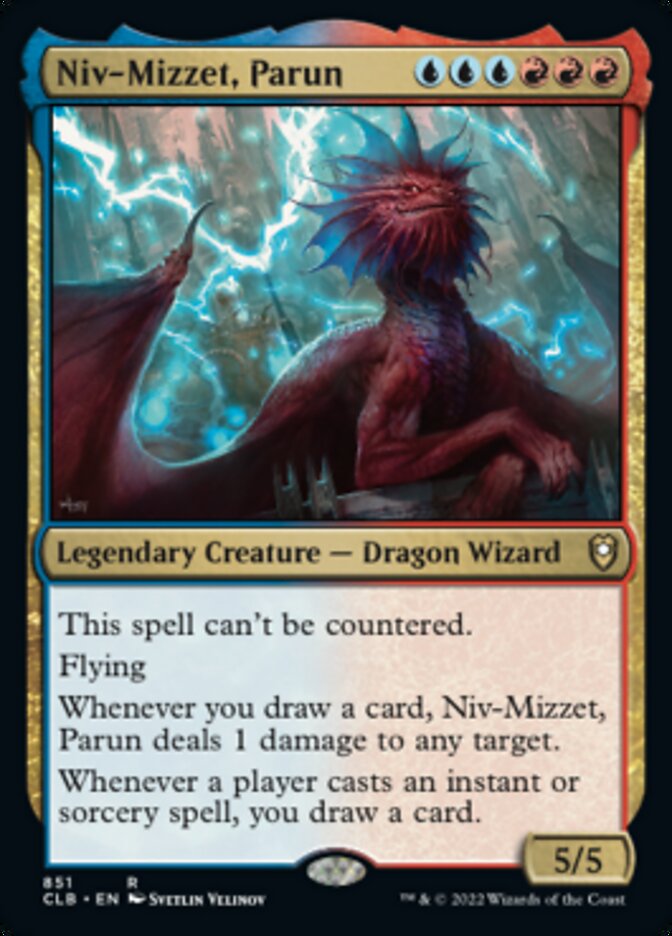 Niv-Mizzet, Parun [Commander Legends: Battle for Baldur's Gate] MTG Single Magic: The Gathering    | Red Claw Gaming
