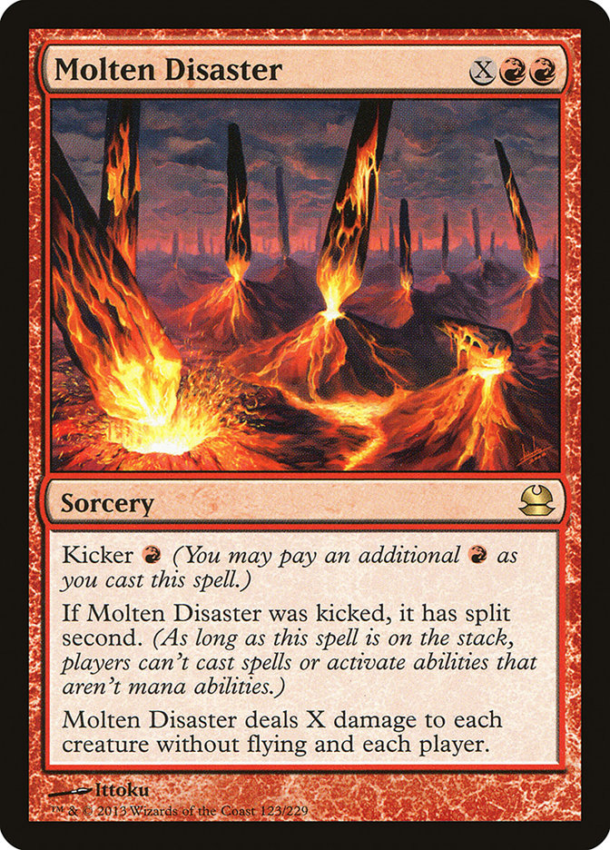 Molten Disaster [Modern Masters] MTG Single Magic: The Gathering    | Red Claw Gaming