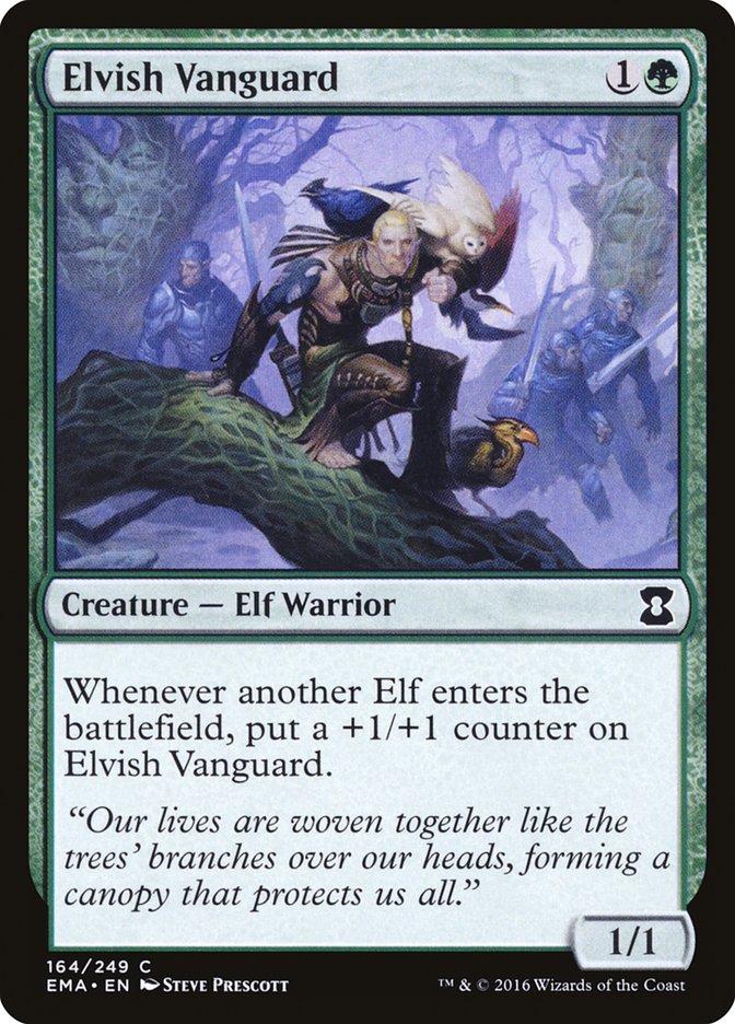 Elvish Vanguard [Eternal Masters] MTG Single Magic: The Gathering    | Red Claw Gaming