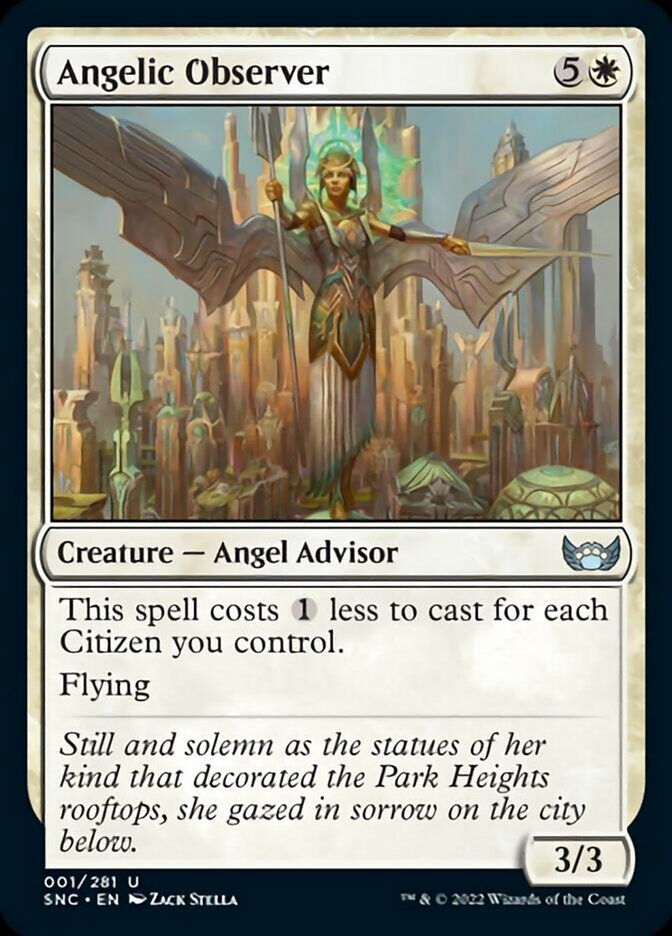 Angelic Observer [Streets of New Capenna] MTG Single Magic: The Gathering    | Red Claw Gaming