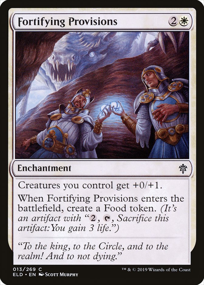 Fortifying Provisions [Throne of Eldraine] MTG Single Magic: The Gathering    | Red Claw Gaming