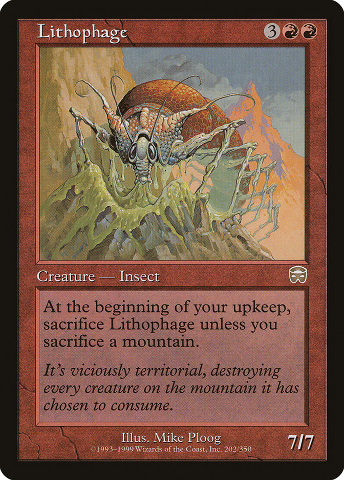 Lithophage [Mercadian Masques] MTG Single Magic: The Gathering    | Red Claw Gaming