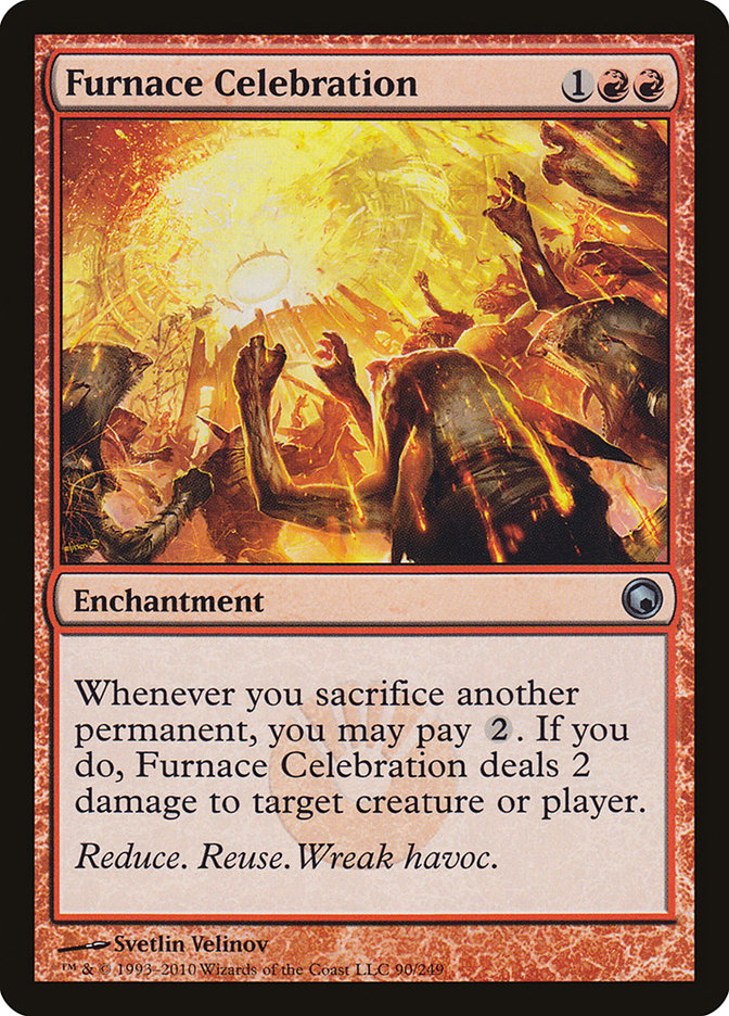Furnace Celebration [Scars of Mirrodin] MTG Single Magic: The Gathering    | Red Claw Gaming