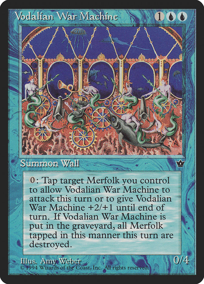 Vodalian War Machine [Fallen Empires] MTG Single Magic: The Gathering    | Red Claw Gaming