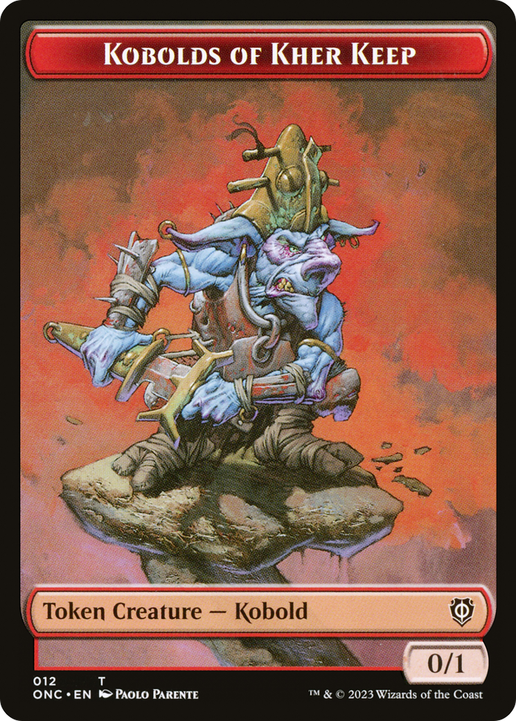 Kobolds of Kher Keep // Dragon Double-Sided Token [Phyrexia: All Will Be One Commander Tokens] MTG Single Magic: The Gathering    | Red Claw Gaming