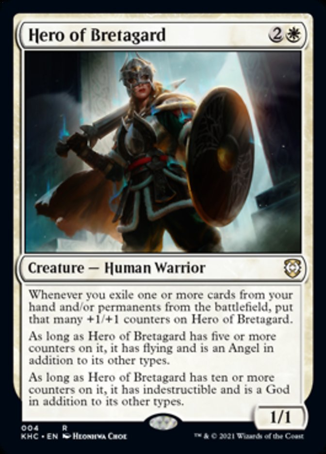 Hero of Bretagard [Kaldheim Commander] MTG Single Magic: The Gathering    | Red Claw Gaming