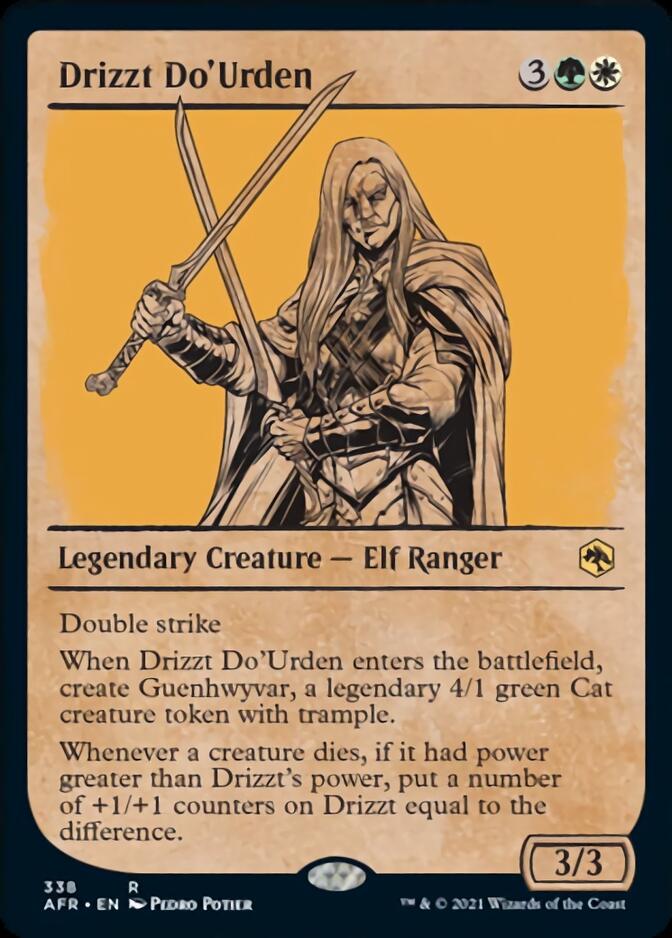 Drizzt Do'Urden (Showcase) [Dungeons & Dragons: Adventures in the Forgotten Realms] MTG Single Magic: The Gathering    | Red Claw Gaming