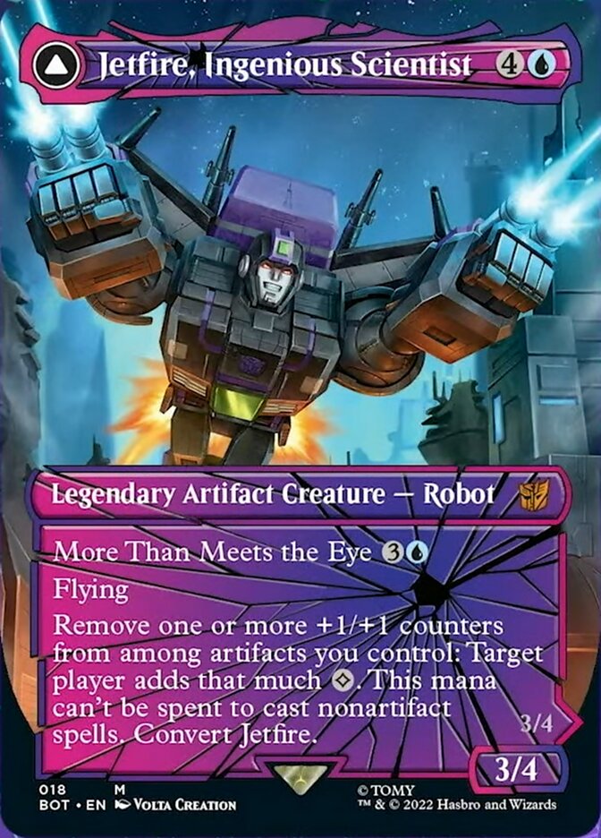 Jetfire, Ingenious Scientist // Jetfire, Air Guardian (Shattered Glass) [Transformers] MTG Single Magic: The Gathering    | Red Claw Gaming