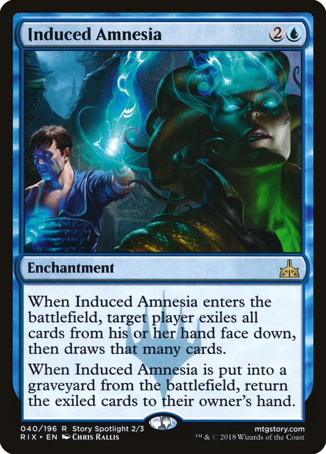 Induced Amnesia [Rivals of Ixalan] MTG Single Magic: The Gathering    | Red Claw Gaming