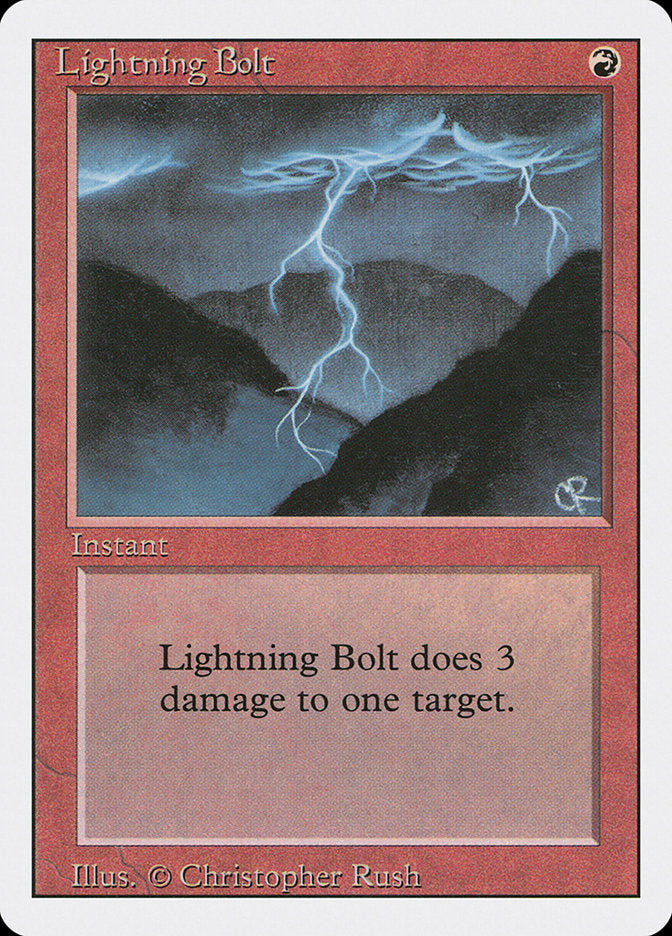 Lightning Bolt [Revised Edition] MTG Single Magic: The Gathering    | Red Claw Gaming