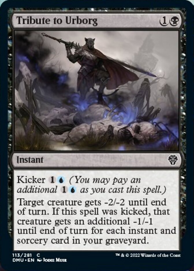 Tribute to Urborg [Dominaria United] MTG Single Magic: The Gathering    | Red Claw Gaming