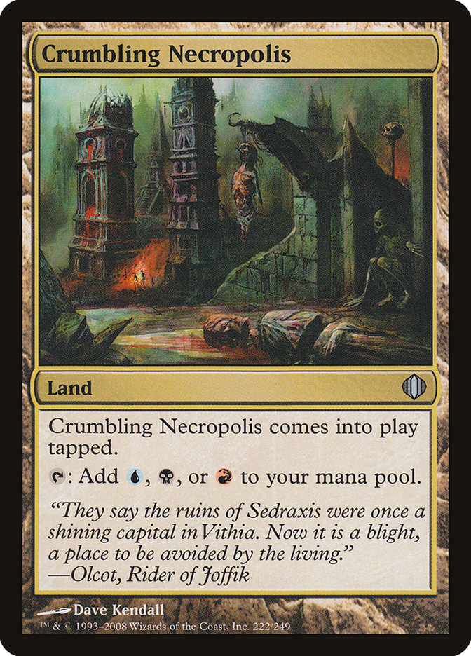 Crumbling Necropolis [Shards of Alara] MTG Single Magic: The Gathering    | Red Claw Gaming