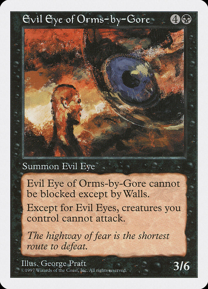 Evil Eye of Orms-by-Gore [Fifth Edition] MTG Single Magic: The Gathering    | Red Claw Gaming
