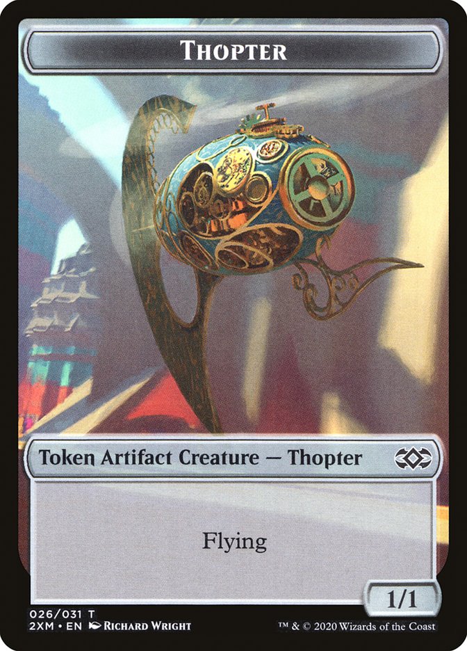 Thopter Token (026/031) [Double Masters Tokens] MTG Single Magic: The Gathering    | Red Claw Gaming