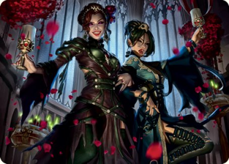 Falkenrath Celebrants 2 Art Card [Innistrad: Crimson Vow Art Series] MTG Single Magic: The Gathering    | Red Claw Gaming