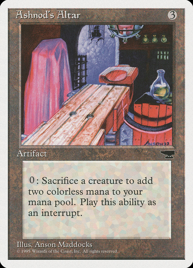 Ashnod's Altar [Chronicles] MTG Single Magic: The Gathering    | Red Claw Gaming