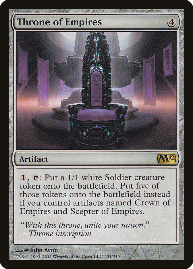 Throne of Empires [Magic 2012] MTG Single Magic: The Gathering    | Red Claw Gaming