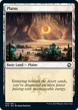 Plains (265) [Dungeons & Dragons: Adventures in the Forgotten Realms] MTG Single Magic: The Gathering    | Red Claw Gaming
