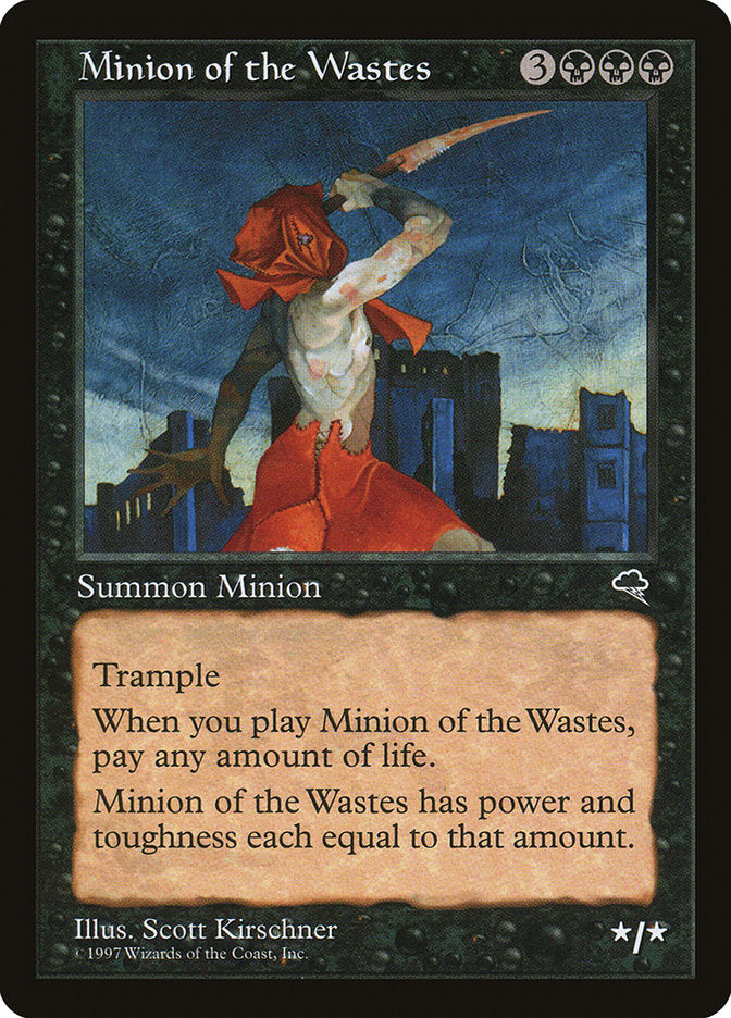 Minion of the Wastes [Tempest] MTG Single Magic: The Gathering    | Red Claw Gaming