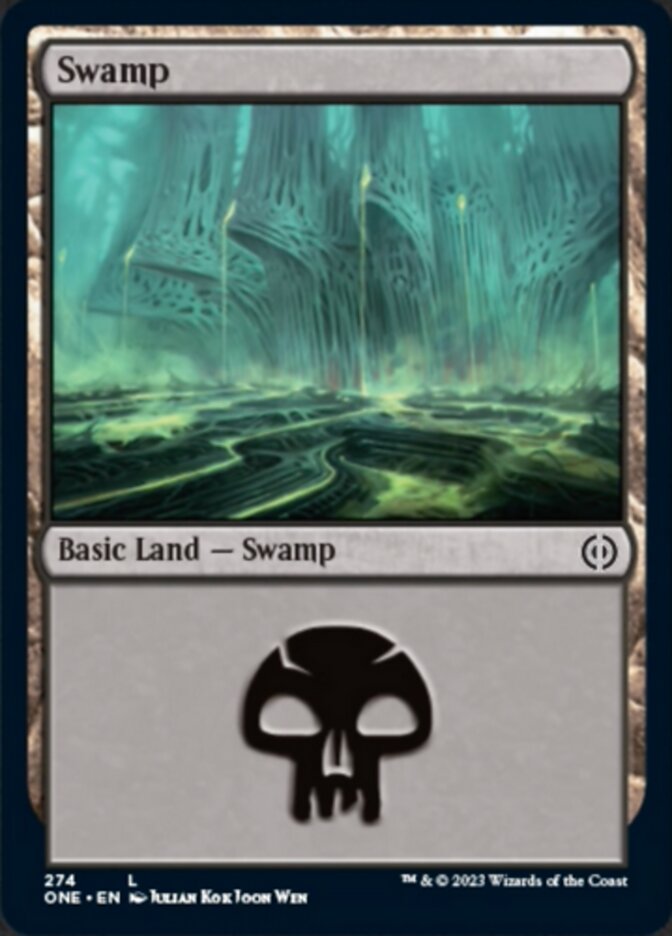 Swamp (274) [Phyrexia: All Will Be One] MTG Single Magic: The Gathering    | Red Claw Gaming