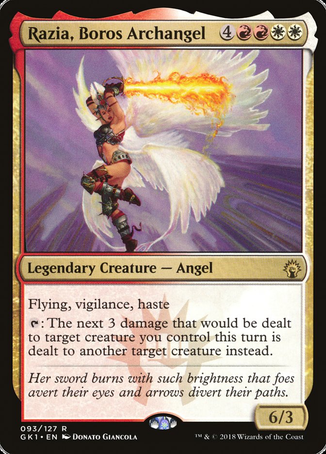 Razia, Boros Archangel [Guilds of Ravnica Guild Kit] MTG Single Magic: The Gathering    | Red Claw Gaming