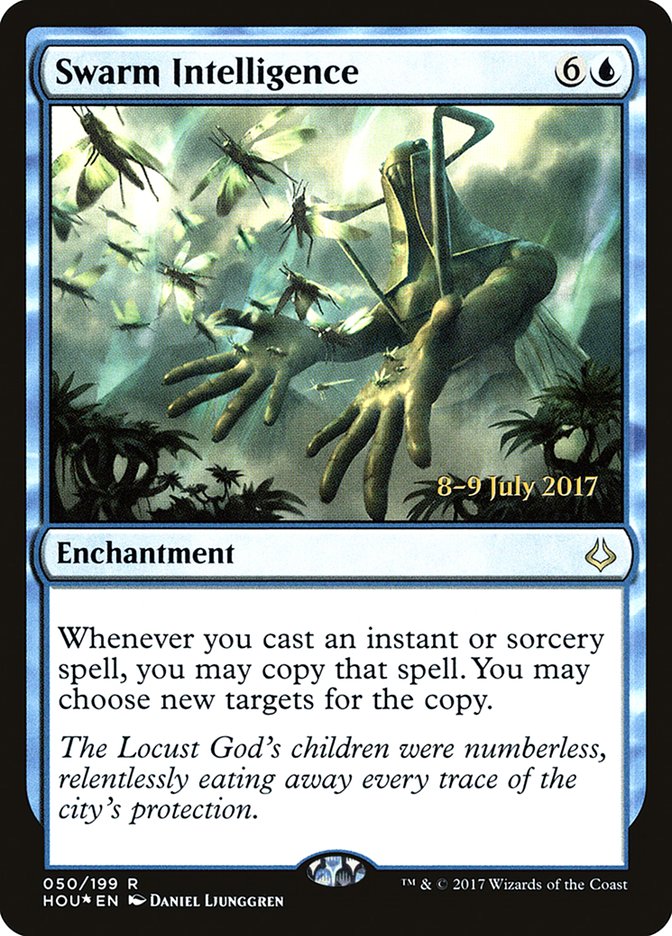 Swarm Intelligence [Hour of Devastation Prerelease Promos] MTG Single Magic: The Gathering    | Red Claw Gaming
