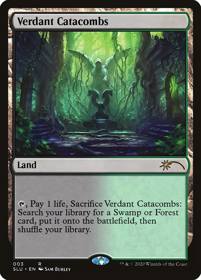 Verdant Catacombs [Secret Lair: Ultimate Edition] MTG Single Magic: The Gathering    | Red Claw Gaming
