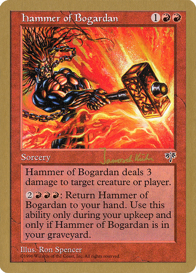Hammer of Bogardan (Janosch Kuhn) [World Championship Decks 1997] MTG Single Magic: The Gathering    | Red Claw Gaming