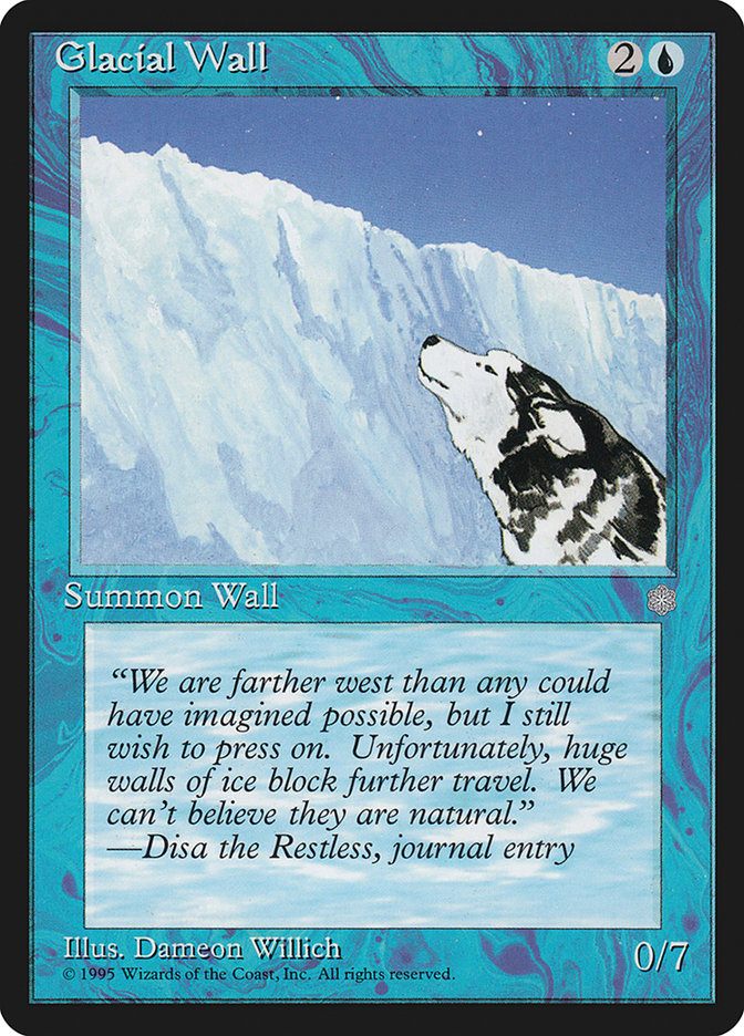 Glacial Wall [Ice Age] MTG Single Magic: The Gathering    | Red Claw Gaming