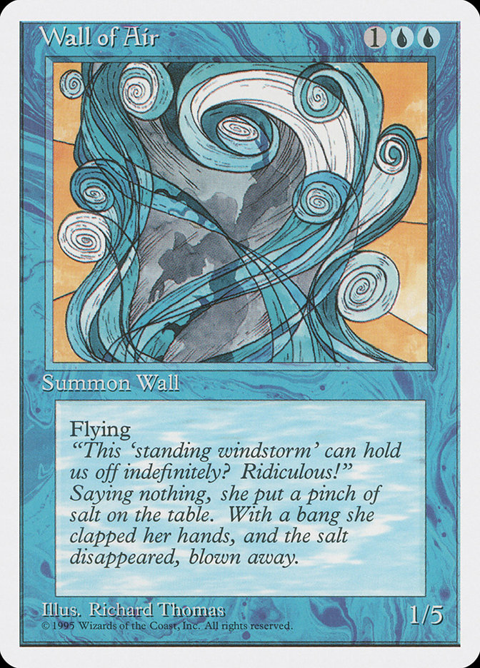 Wall of Air [Fourth Edition] MTG Single Magic: The Gathering    | Red Claw Gaming