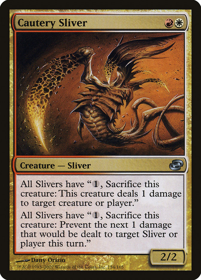 Cautery Sliver [Planar Chaos] MTG Single Magic: The Gathering    | Red Claw Gaming