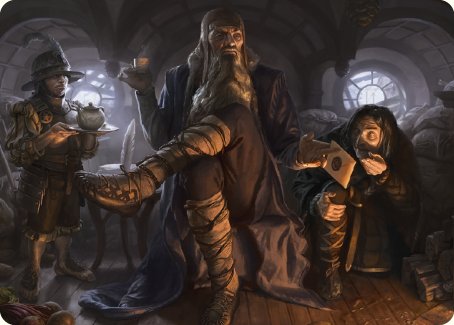 Sharkey, Tyrant of the Shire Art Card [The Lord of the Rings: Tales of Middle-earth Art Series] MTG Single Magic: The Gathering    | Red Claw Gaming