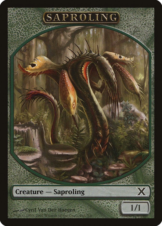Saproling Token [Tenth Edition Tokens] MTG Single Magic: The Gathering    | Red Claw Gaming