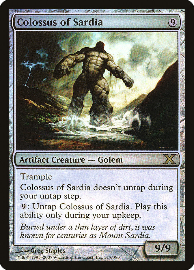 Colossus of Sardia (Premium Foil) [Tenth Edition] MTG Single Magic: The Gathering    | Red Claw Gaming