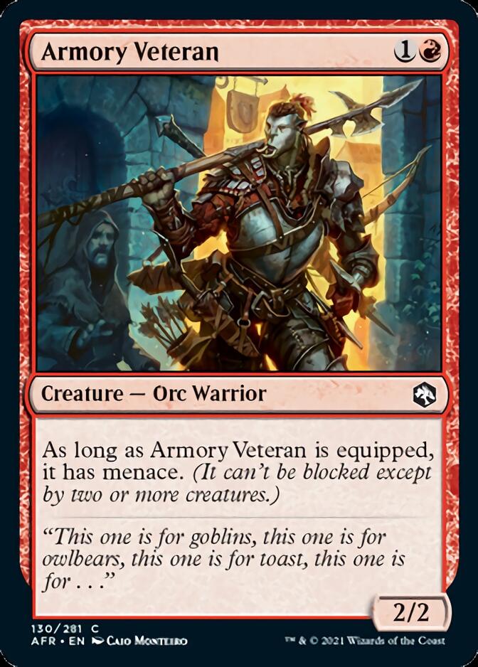 Armory Veteran [Dungeons & Dragons: Adventures in the Forgotten Realms] MTG Single Magic: The Gathering    | Red Claw Gaming