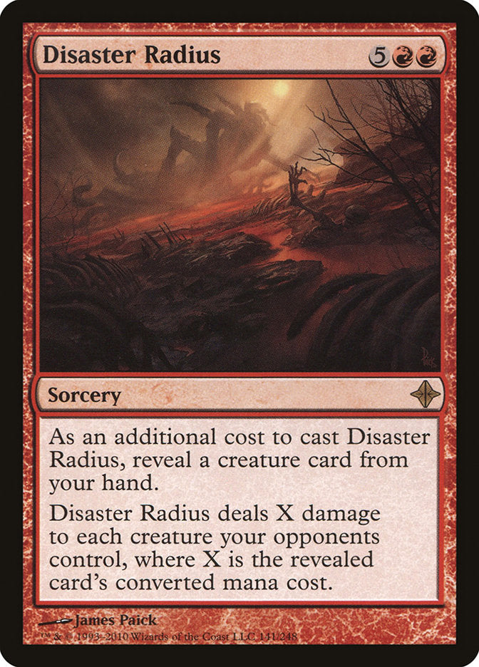 Disaster Radius [Rise of the Eldrazi] MTG Single Magic: The Gathering    | Red Claw Gaming