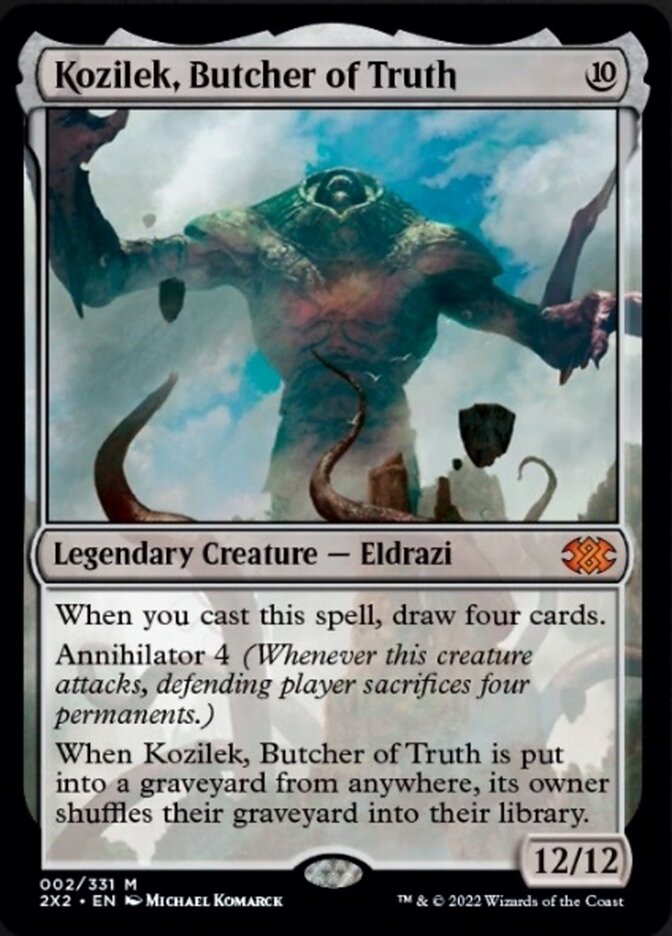 Kozilek, Butcher of Truth [Double Masters 2022] MTG Single Magic: The Gathering    | Red Claw Gaming