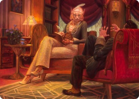 Phabine, Boss's Confidant Art Card [Streets of New Capenna Art Series] MTG Single Magic: The Gathering    | Red Claw Gaming