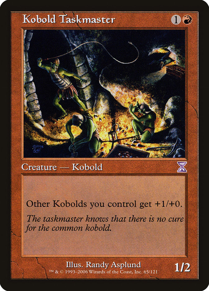 Kobold Taskmaster [Time Spiral Timeshifted] MTG Single Magic: The Gathering    | Red Claw Gaming
