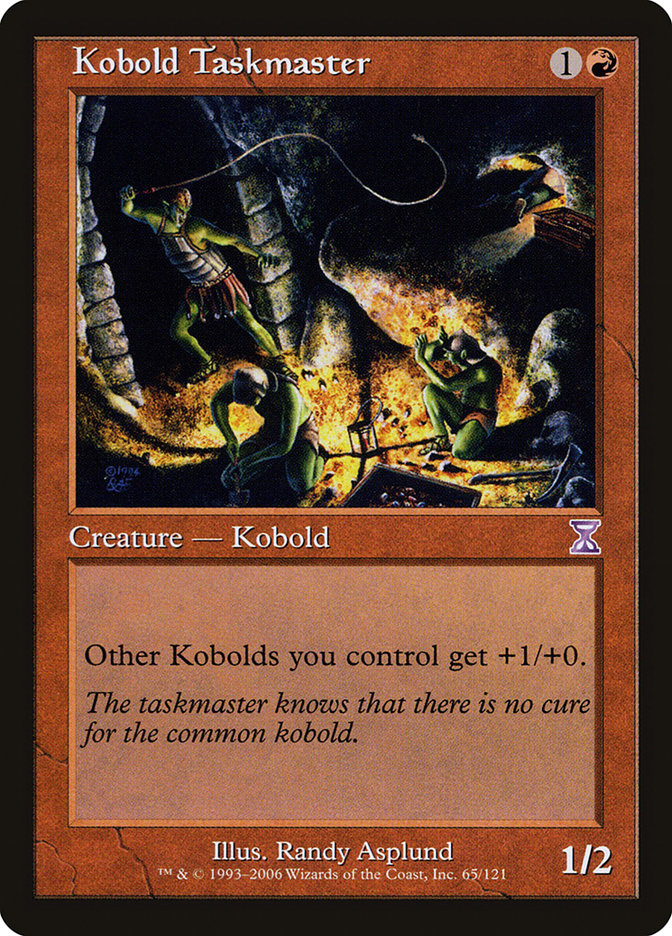 Kobold Taskmaster [Time Spiral Timeshifted] MTG Single Magic: The Gathering    | Red Claw Gaming