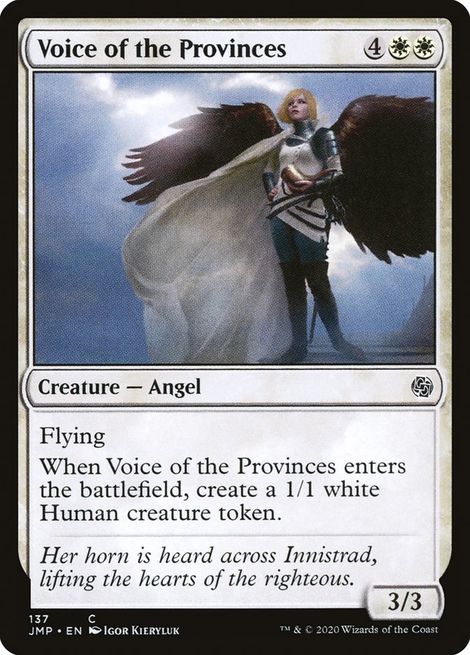 Voice of the Provinces [Jumpstart] MTG Single Magic: The Gathering    | Red Claw Gaming