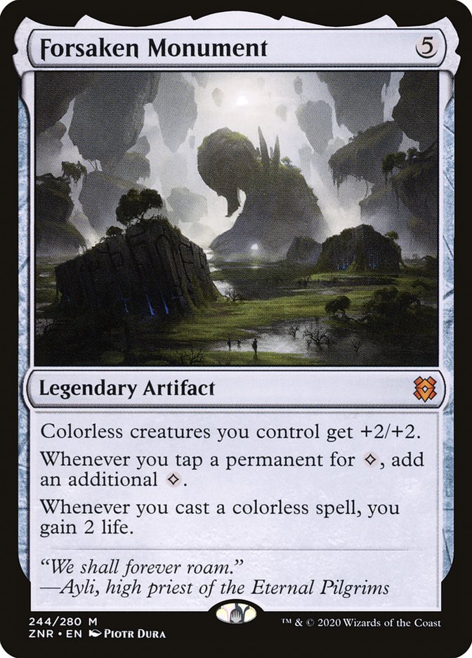 Forsaken Monument [Zendikar Rising] MTG Single Magic: The Gathering    | Red Claw Gaming