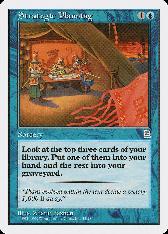 Strategic Planning [Portal Three Kingdoms] MTG Single Magic: The Gathering    | Red Claw Gaming