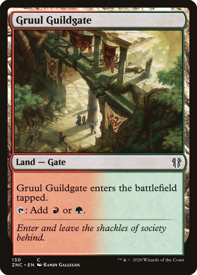 Gruul Guildgate [Zendikar Rising Commander] MTG Single Magic: The Gathering    | Red Claw Gaming