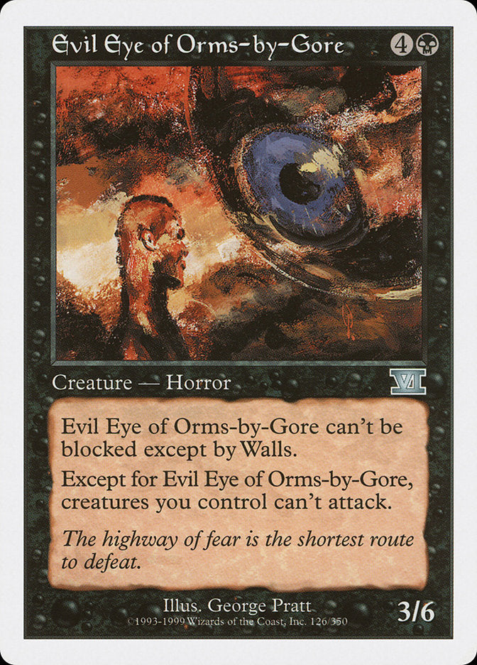 Evil Eye of Orms-by-Gore [Classic Sixth Edition] MTG Single Magic: The Gathering    | Red Claw Gaming