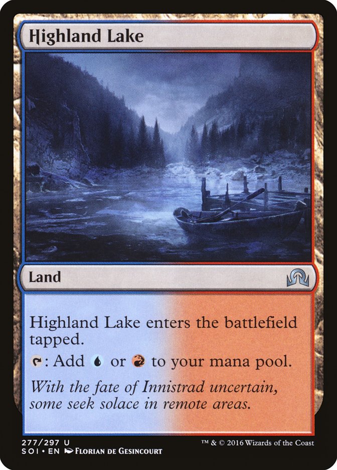 Highland Lake [Shadows over Innistrad] MTG Single Magic: The Gathering    | Red Claw Gaming