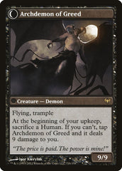 Ravenous Demon // Archdemon of Greed [Dark Ascension] MTG Single Magic: The Gathering    | Red Claw Gaming