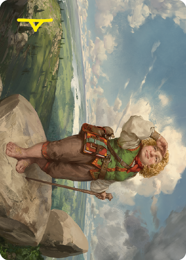 Elanor Gardner Art Card (Gold-Stamped Signature) [The Lord of the Rings: Tales of Middle-earth Art Series] MTG Single Magic: The Gathering    | Red Claw Gaming