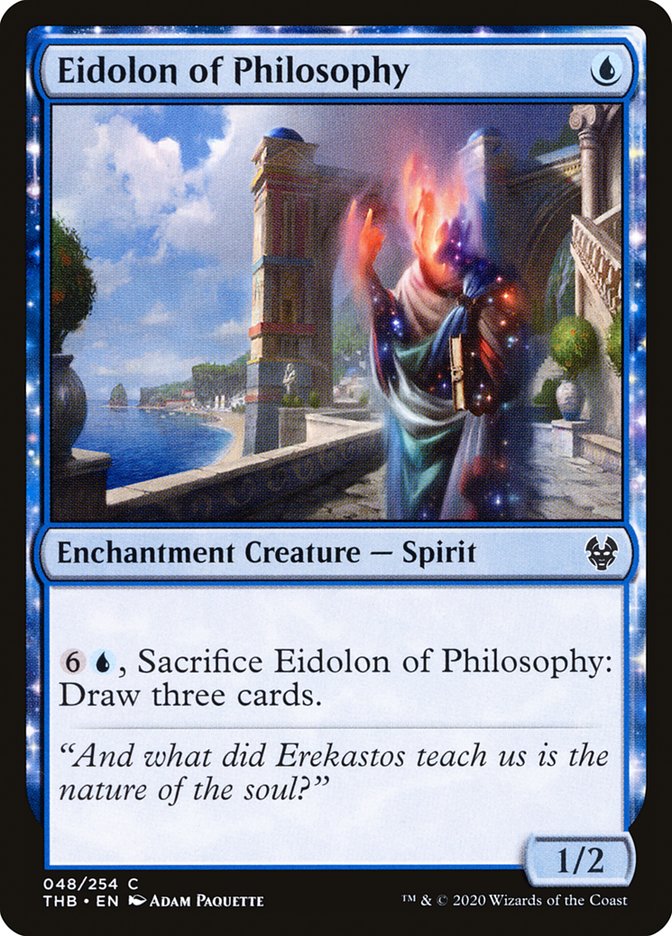 Eidolon of Philosophy [Theros Beyond Death] MTG Single Magic: The Gathering    | Red Claw Gaming